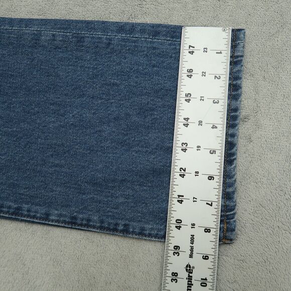 Express Jeans Women's Size 8R Blue High-Rise 90's Bootcut Denim 32" Inseam NWT - Picture 5 of 16
